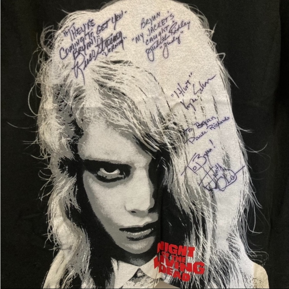 Autographed Night of the Living Dead Tee XL